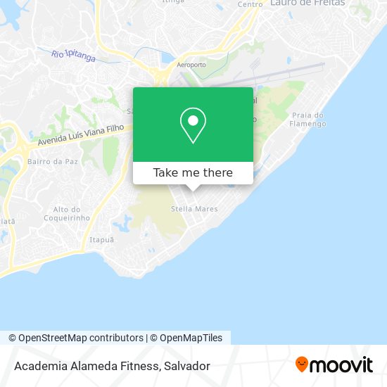 Academia Alameda Fitness map