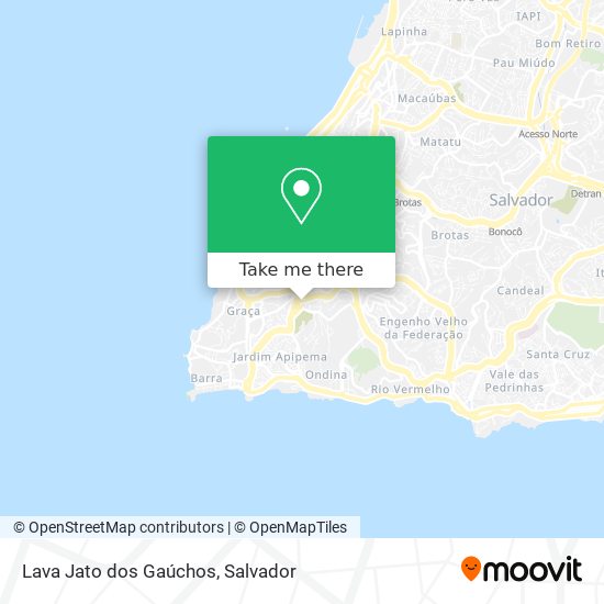 Lava Jato dos Gaúchos map
