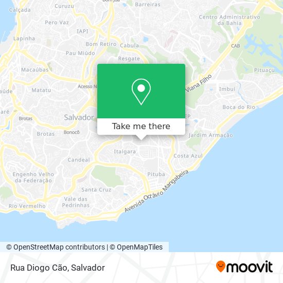 Rua Diogo Cão map