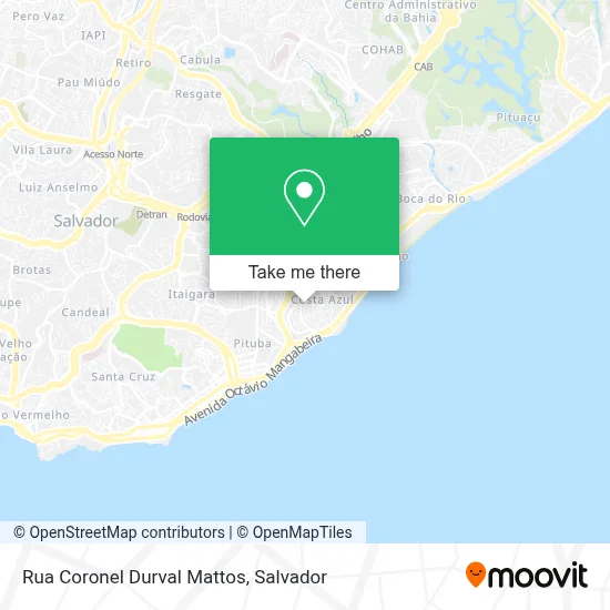 Rua Coronel Durval Mattos map