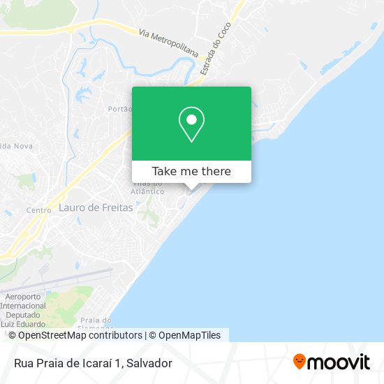 Rua Praia de Icaraí 1 map