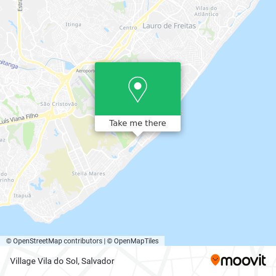Village Vila do Sol map