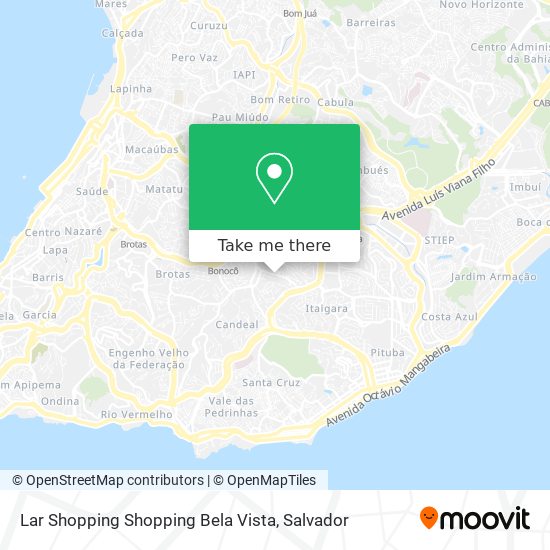 Mapa Lar Shopping Shopping Bela Vista