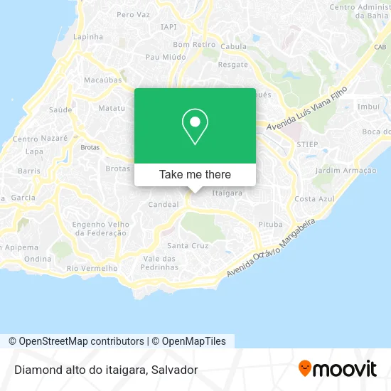 Diamond alto do itaigara map