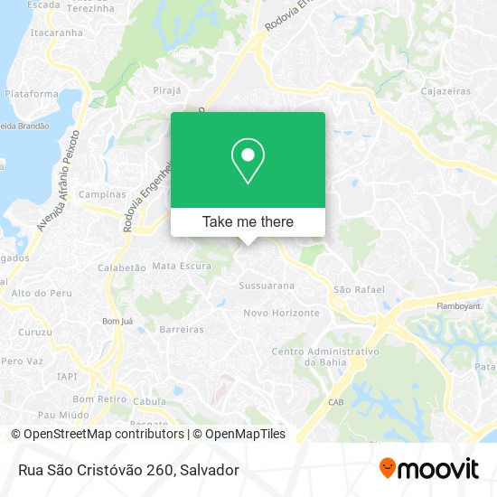 Rua São Cristóvão 260 map