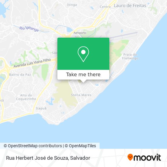 Rua Herbert José de Souza map