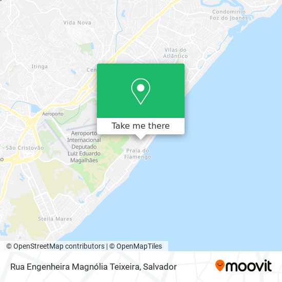 Mapa Rua Engenheira Magnólia Teixeira