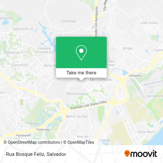 Rua Bosque Feliz map