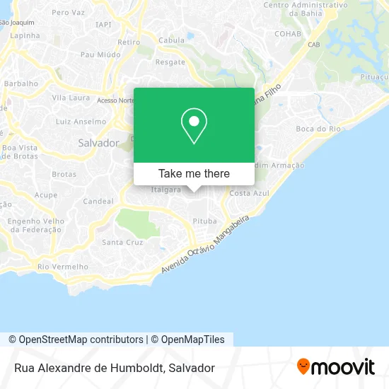Rua Alexandre de Humboldt map