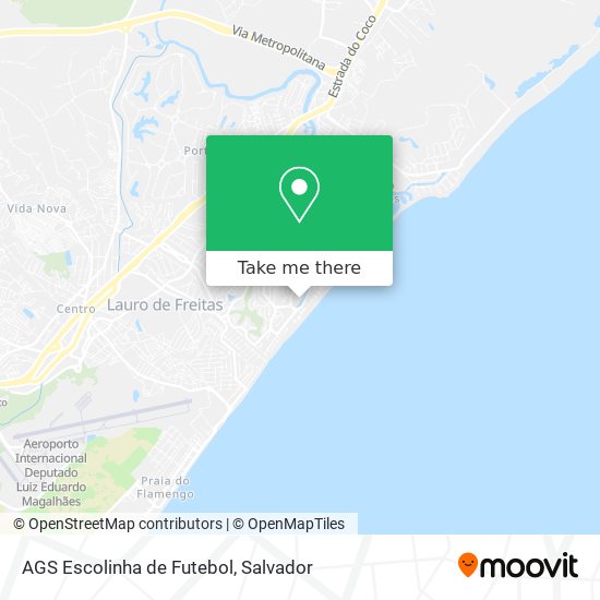 Mapa AGS Escolinha de Futebol