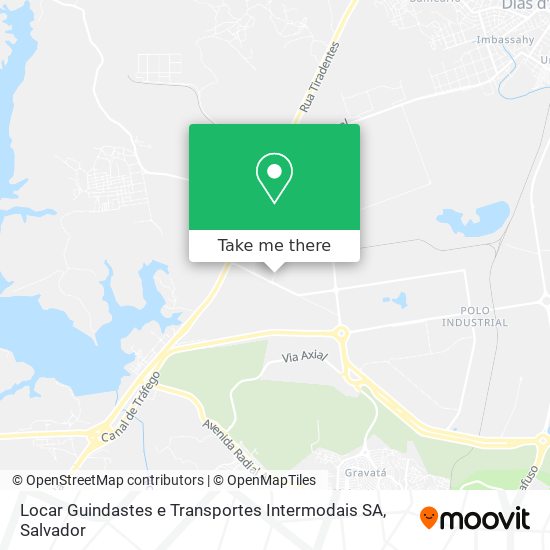 Locar Guindastes e Transportes Intermodais SA map
