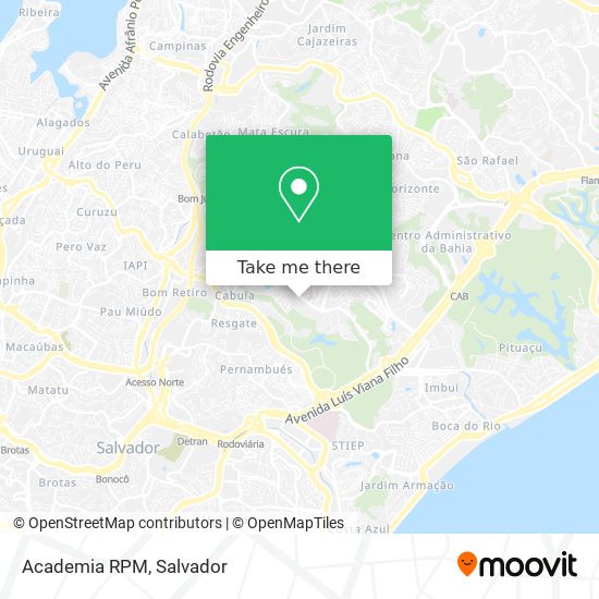 Mapa Academia RPM