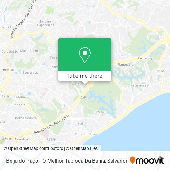 Beiju do Paço - O Melhor Tapioca Da Bahia map