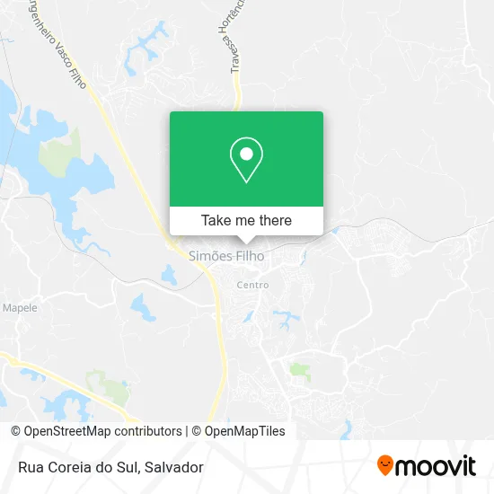 Rua Coreia do Sul map
