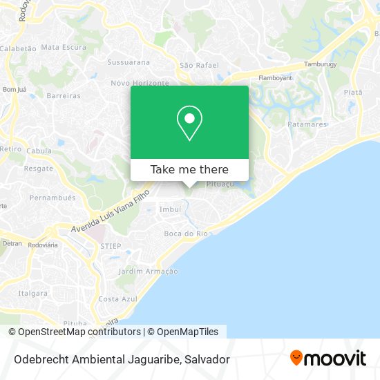 Odebrecht Ambiental Jaguaribe map