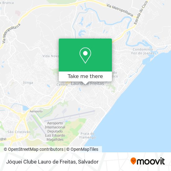 Jóquei Clube Lauro de Freitas map