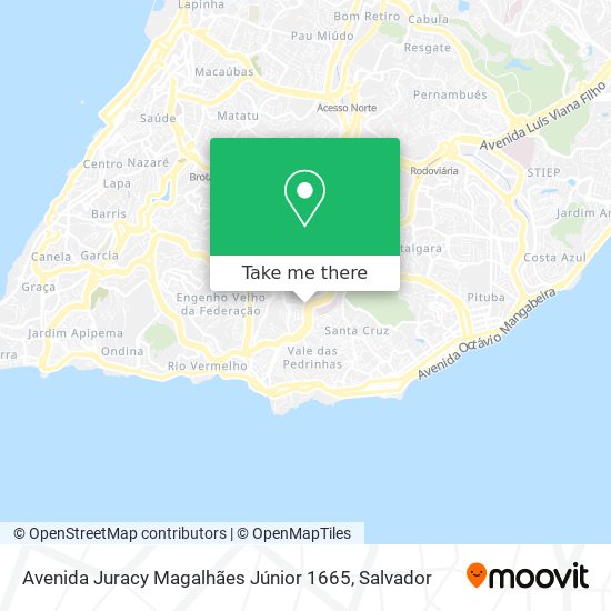 Mapa Avenida Juracy Magalhães Júnior 1665
