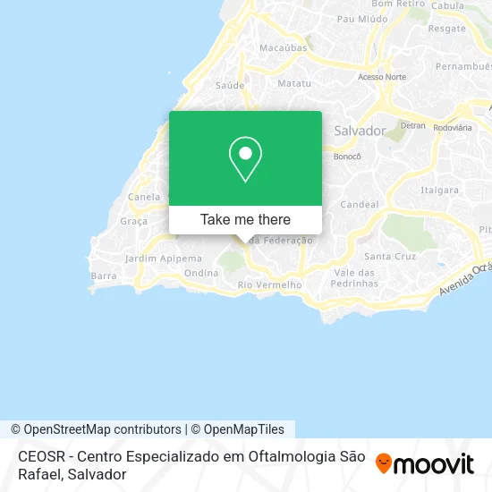CEOSR - Centro Especializado em Oftalmologia São Rafael map