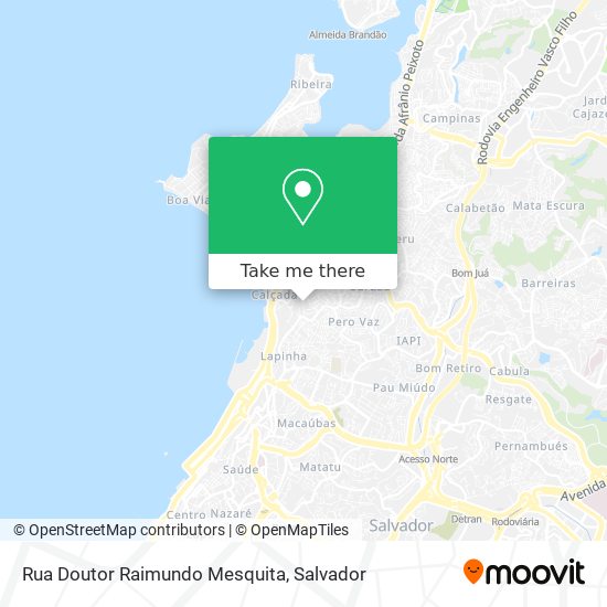 Mapa Rua Doutor Raimundo Mesquita