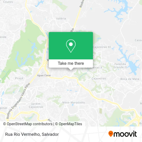 Rua Rio Vermelho map