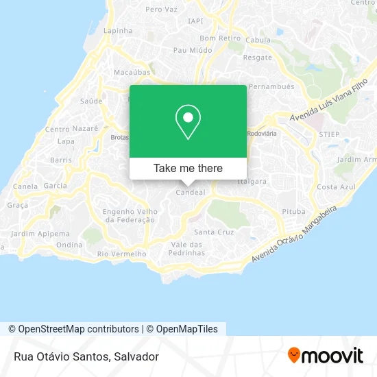 Rua Otávio Santos map