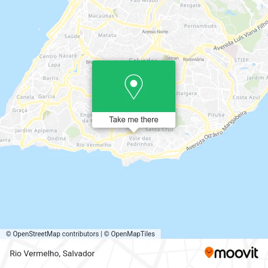 Rio Vermelho map