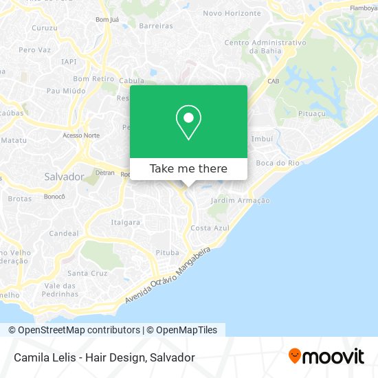 Camila Lelis - Hair Design map