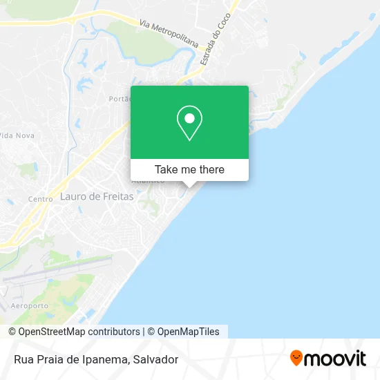 Rua Praia de Ipanema map