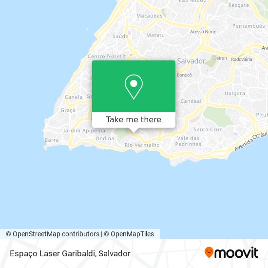 Espaço Laser Garibaldi map