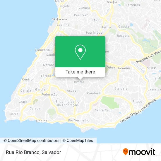 Rua Rio Branco map