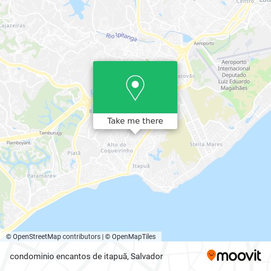 condominio encantos de itapuã map
