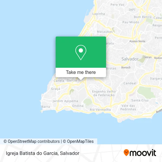 Igreja Batista do Garcia map