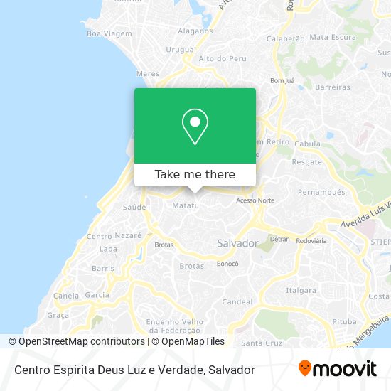Centro Espirita Deus Luz e Verdade map