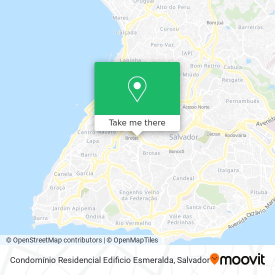 Condomínio Residencial Edificio Esmeralda map