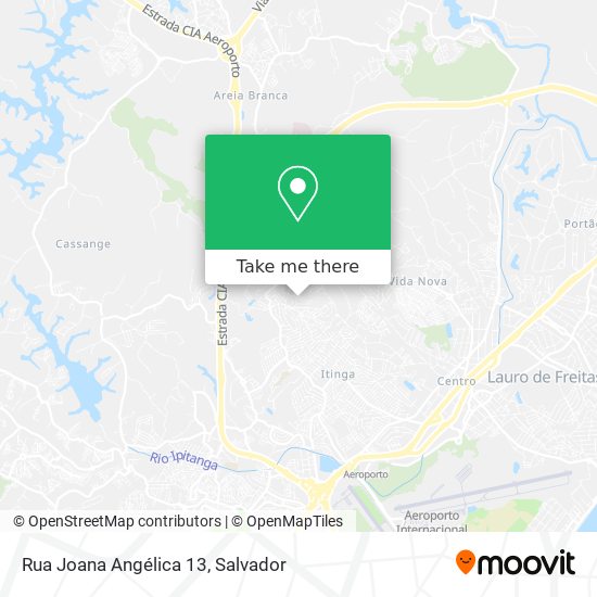 Rua Joana Angélica 13 map
