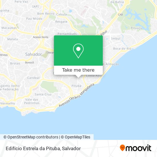 Edifício Estrela da Pituba map