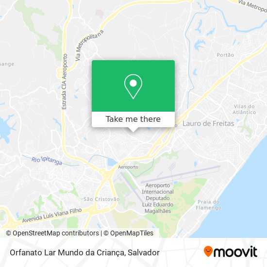 Orfanato Lar Mundo da Criança map