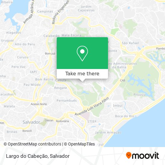 Mapa Largo do Cabeção