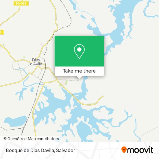 Bosque de Dias Dávila map