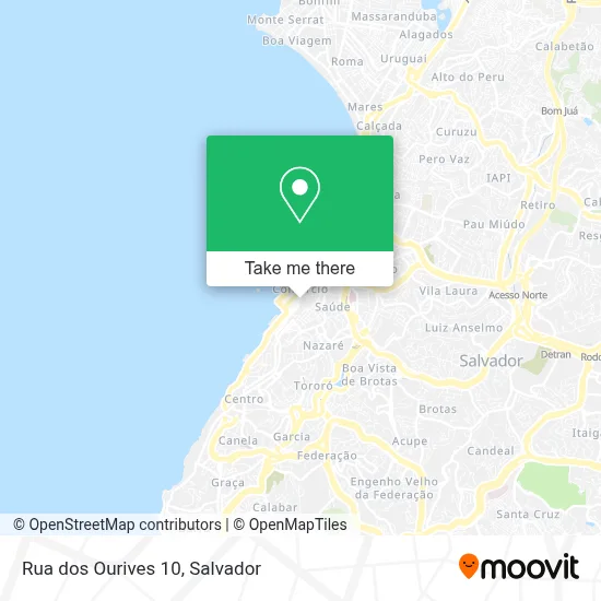 Rua dos Ourives 10 map