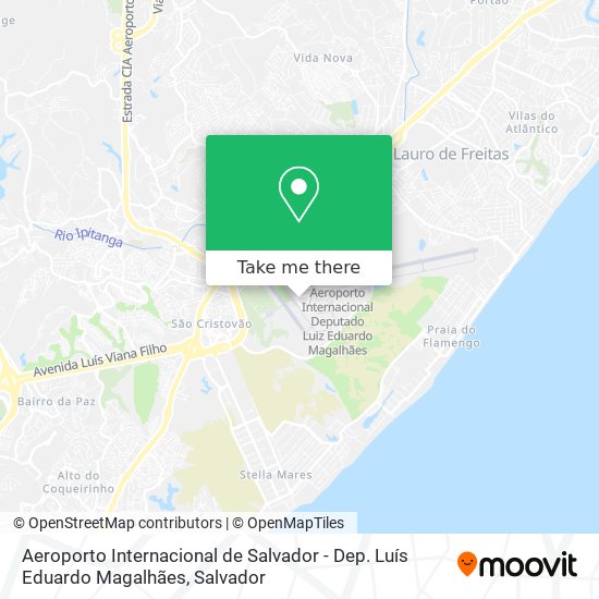 Mapa Aeroporto Internacional de Salvador - Dep. Luís Eduardo Magalhães