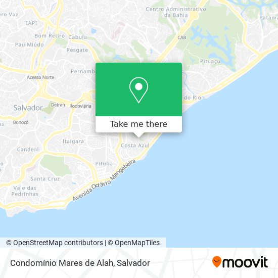 Condomínio Mares de Alah map