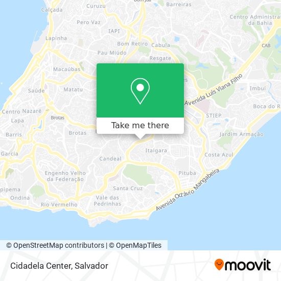 Mapa Cidadela Center