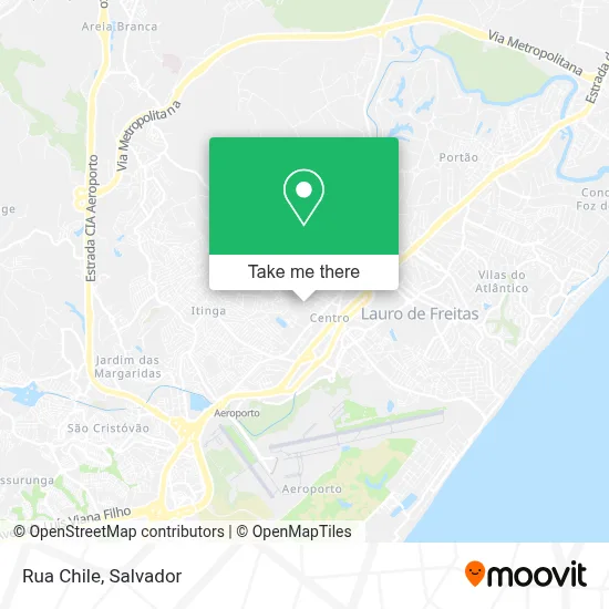 Rua Chile map