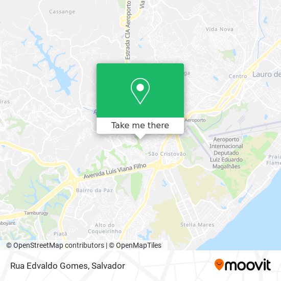 Rua Edvaldo Gomes map