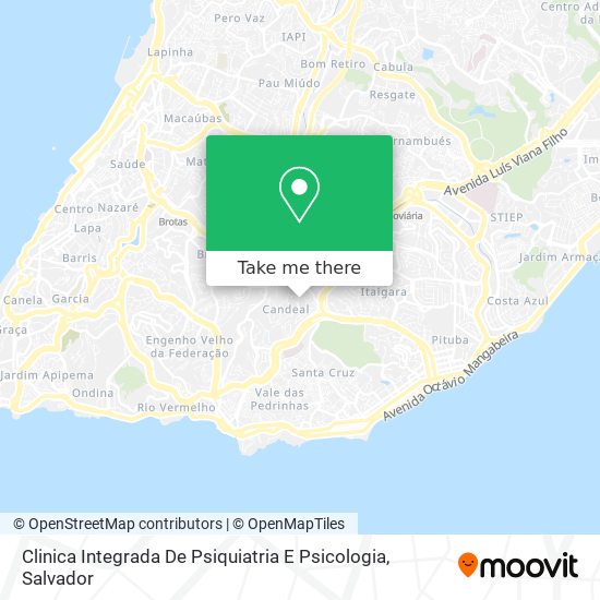 Clinica Integrada De Psiquiatria E Psicologia map