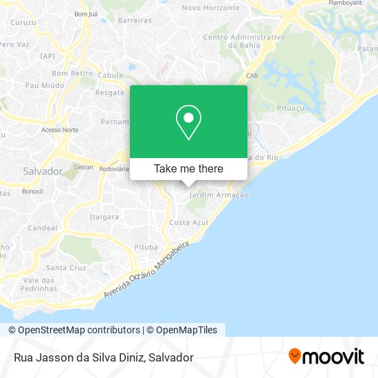 Rua Jasson da Silva Diniz map