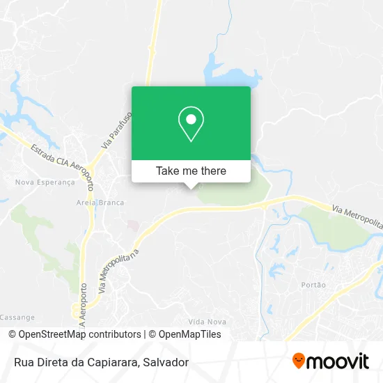 Rua Direta da Capiarara map