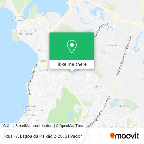 Rua - A Lagoa da Paixão 2-28 map