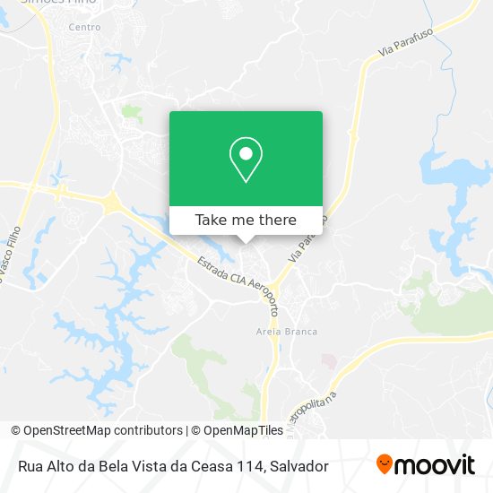 Rua Alto da Bela Vista da Ceasa 114 map
